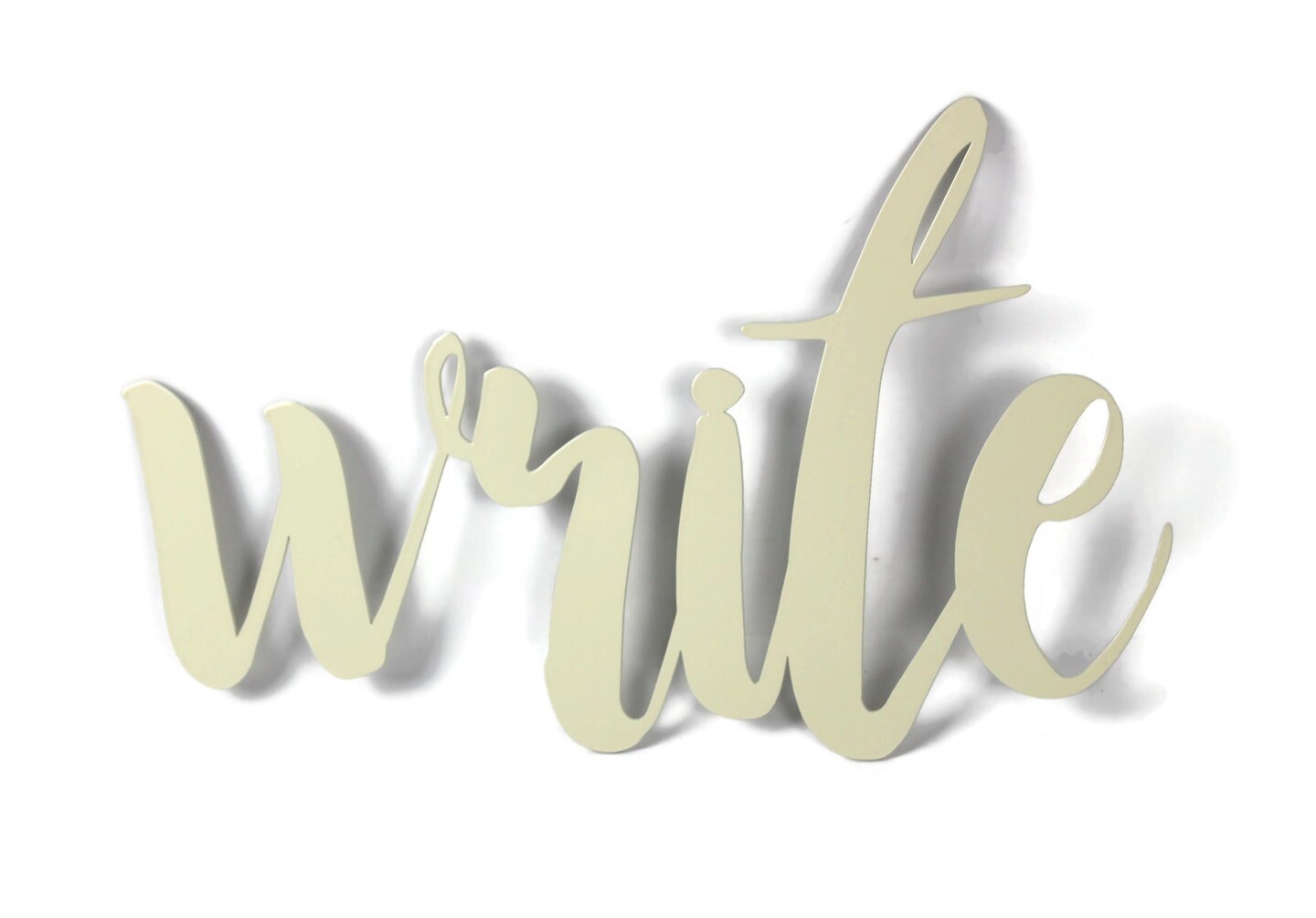 write Metal Script Word Sign 10.75 to 15 Inches Wide | MakerPlace by ...