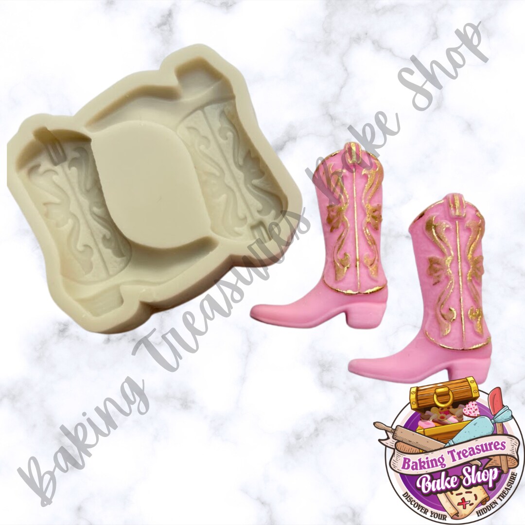 Cowboy Boots Silicone Mold