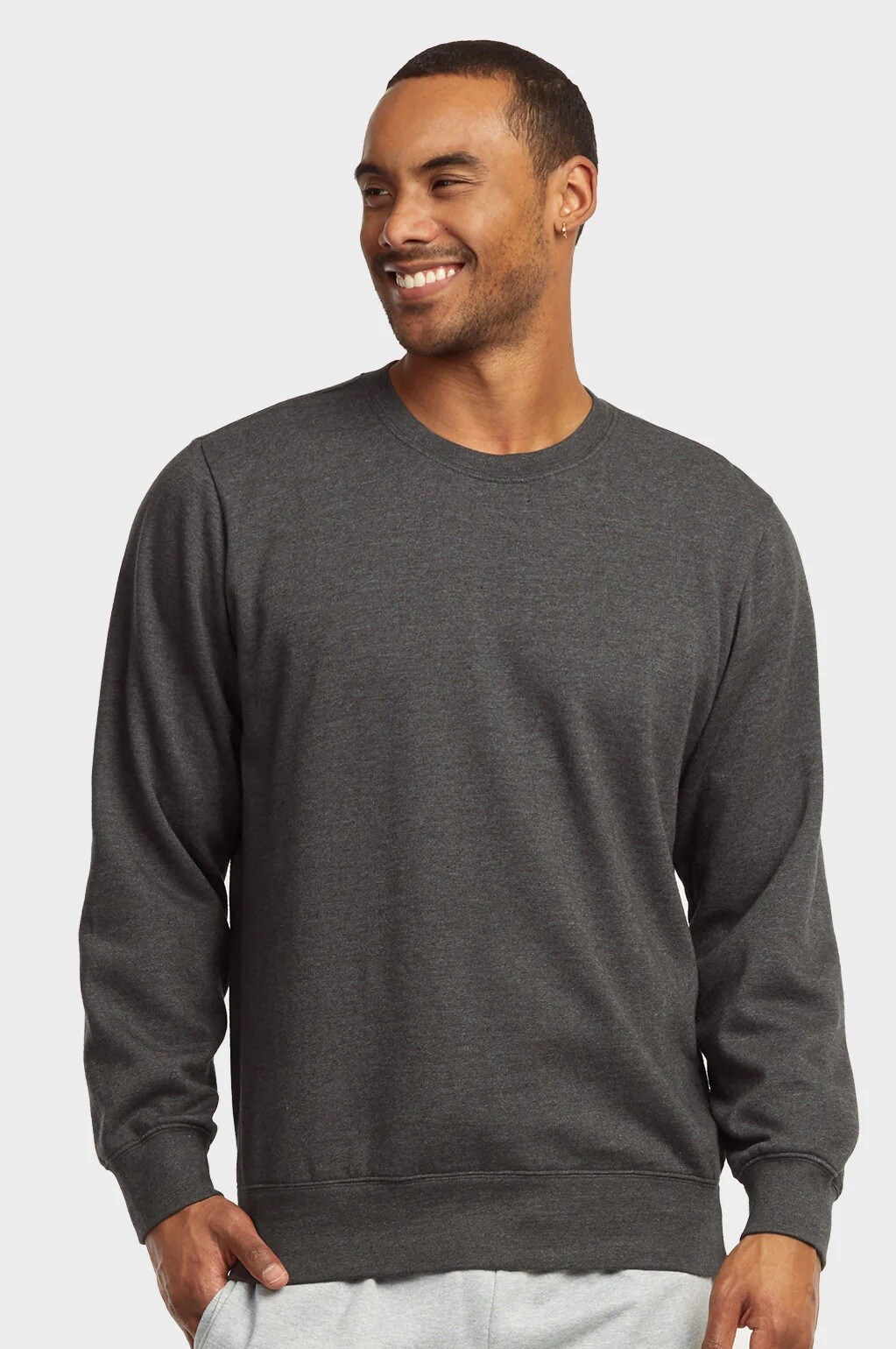 Men’s Lightweight Fleece Sweatshirt