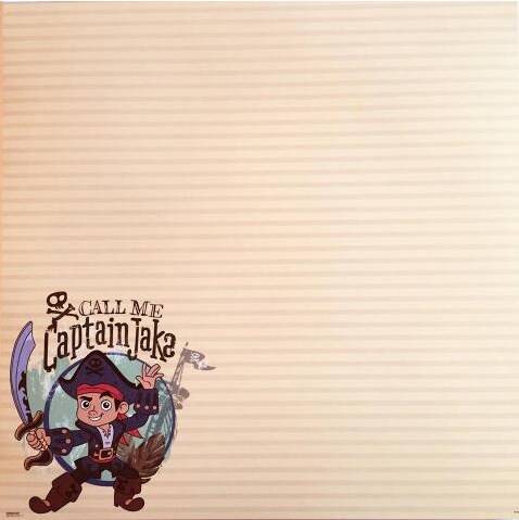 Disney&#x27;s Captain Jake 12 x 12 Single-Sided Scrapbook Paper
