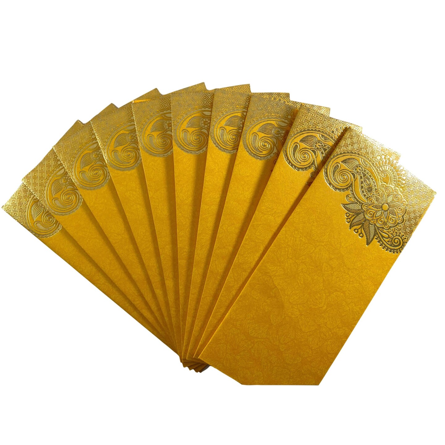 Pack of 10 Money Envelopes for Cash Assorted Color Decorative Money Holder Card Paisley Paper Shagun Lifafa Gift Cards Lucky Cash Currency Holder Tip Envelopes Wedding Diwali Gift