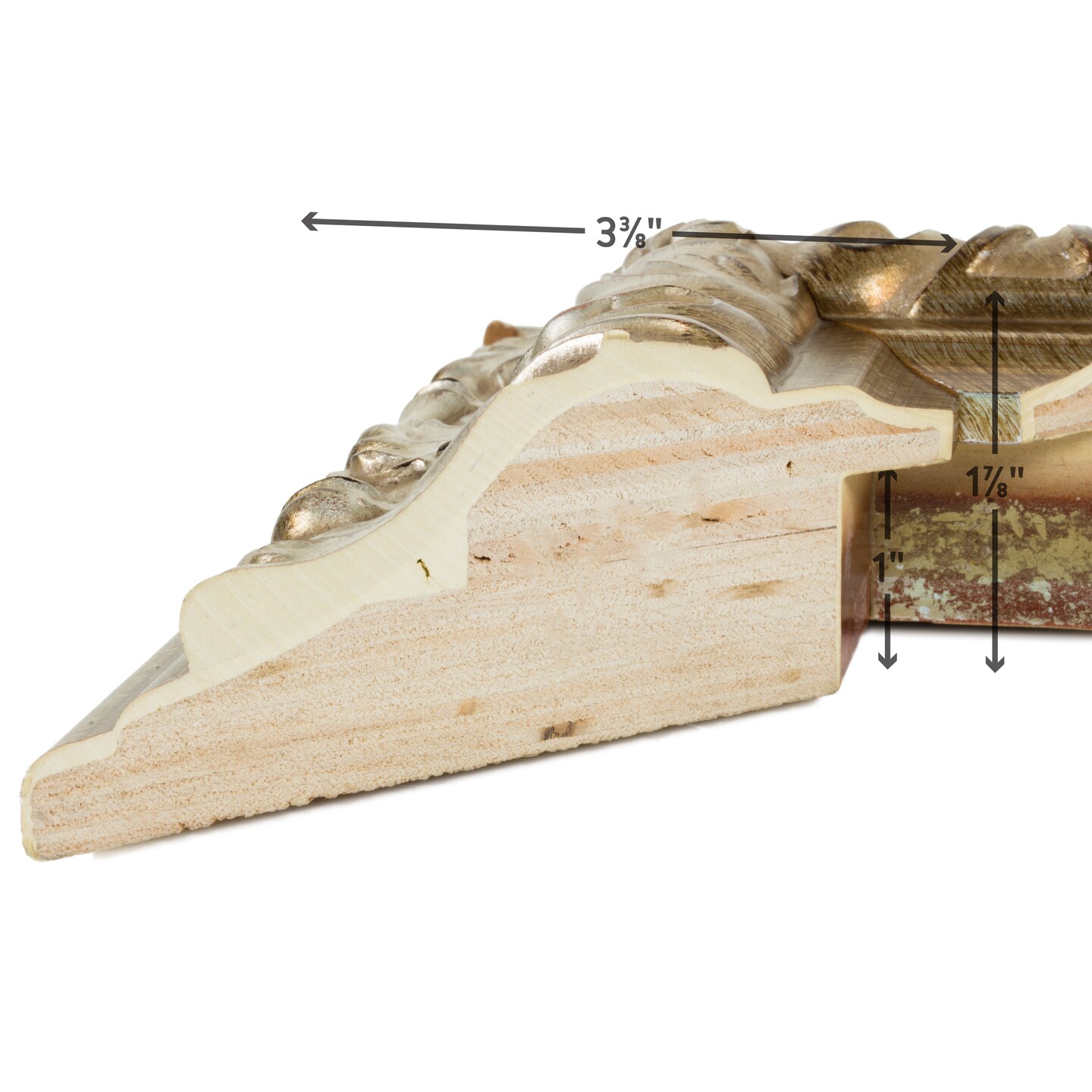 Barroco 3.125&#x22;, Antique Silver Picture Frame by wallsthatspeak