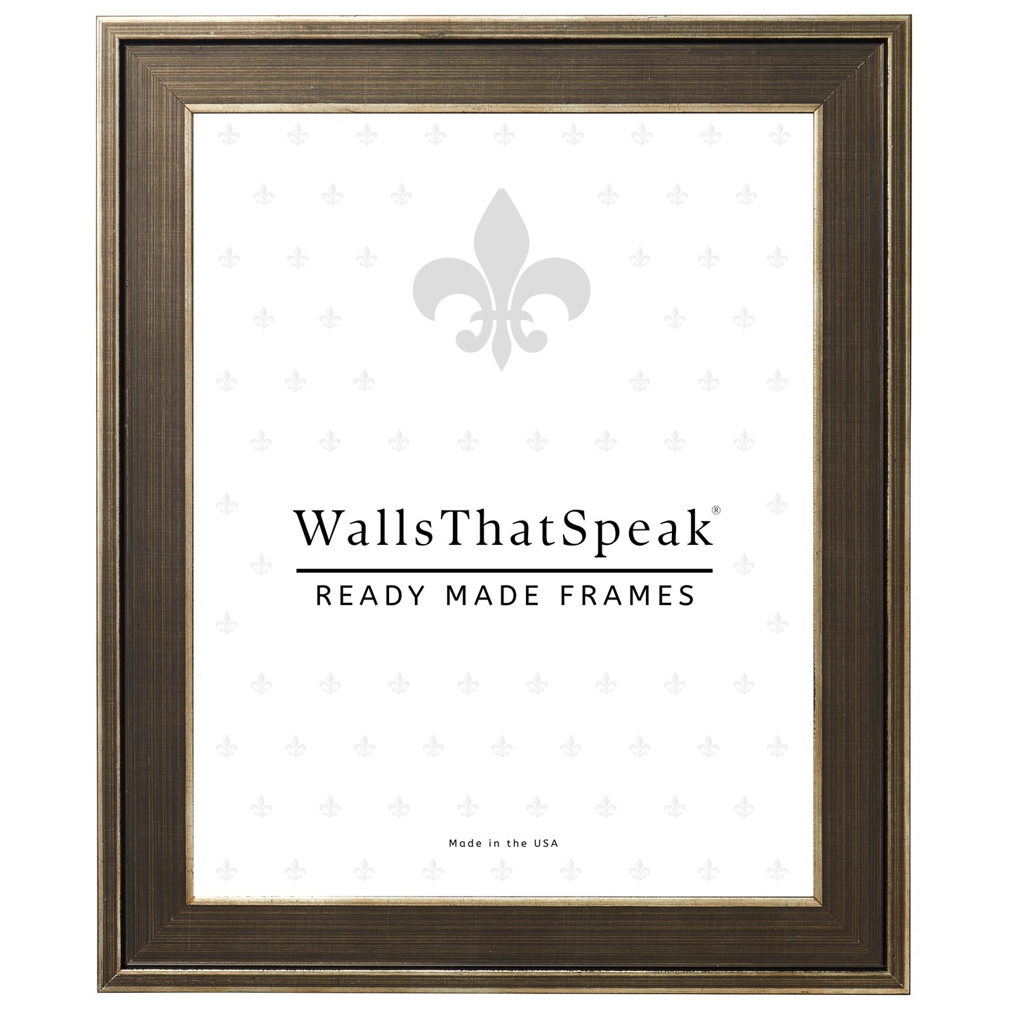 Metropolis 1.25&#x22;, Antique Pewter Picture Frame by wallsthatspeak