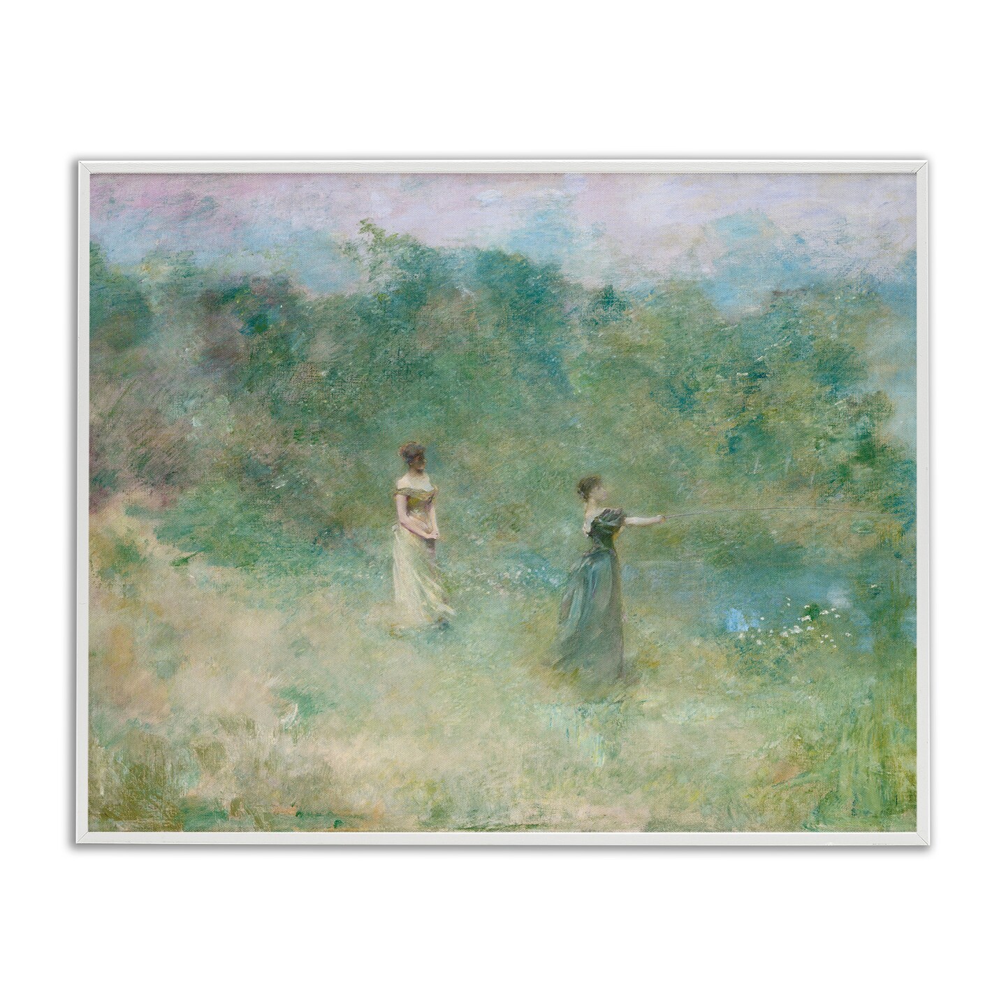 Stupell Industries Vintage Summer Fishing Ladies Framed Giclee, design by Wild Apple Portfolio