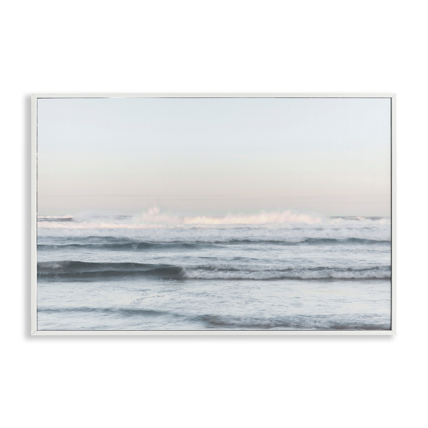 Stupell Industries Serene Ocean Waves Calmness Framed Giclee, design by Melissa McClain