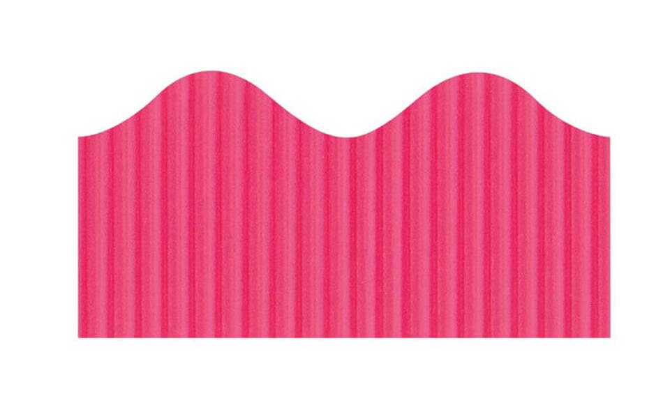 Bordette Scalloped Bulletin Board Border 2.25" x 50 Ft Roll – Classroom Decorative Trim, Multiple Colors Available (Gold, Black, Blue, Red & More)