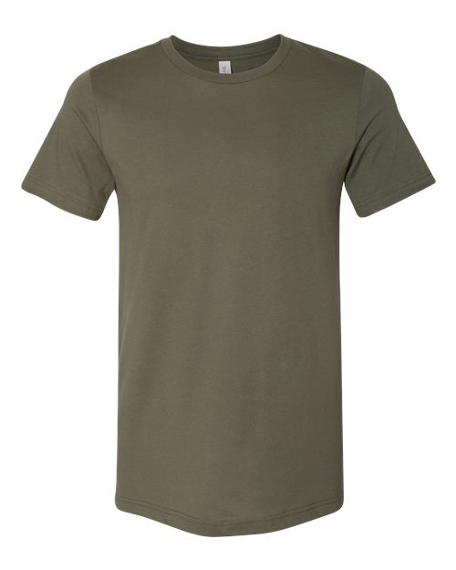 BELLA+CANVAS Short Sleeve Crewneck Jersey Tee for Everyday Wear, Casual Style & Custom Printing Unisex Cotton Shirt