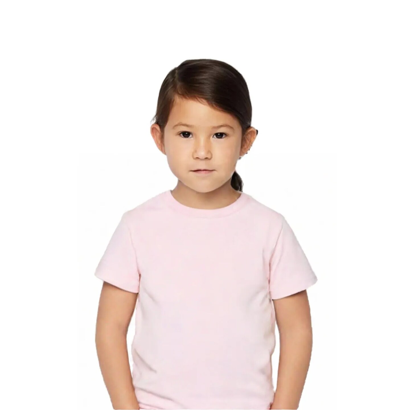 BELLA+CANVAS Toddler Short Sleeve Jersey Tee Soft Cotton Crew Neck Kids T-Shirt Everyday Wear