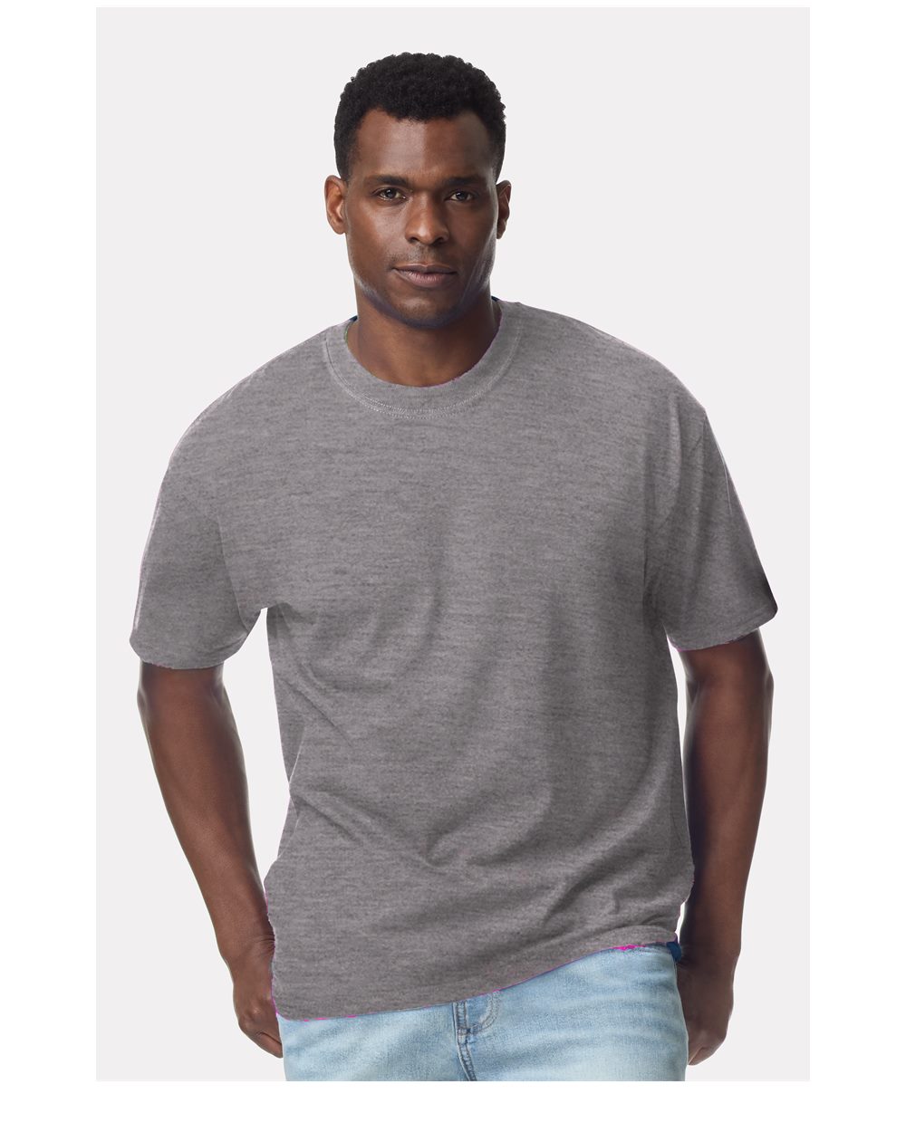 Gildan Hammer Oversized Crewneck Short Sleeve Heavy Cotton T-Shirt for Streetwear & Layering