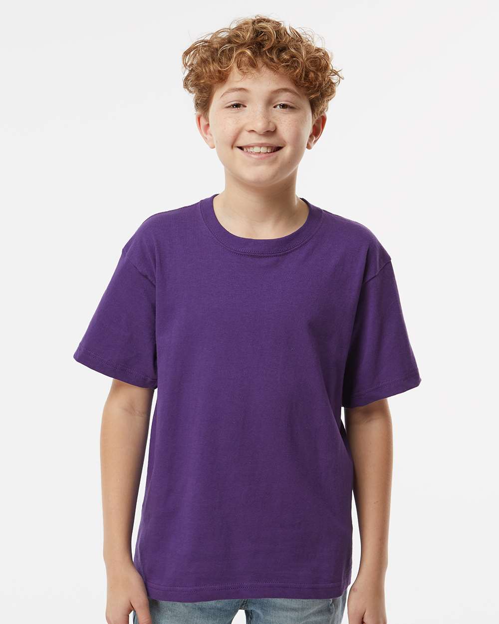 Youth Soft Touch Crewneck T-Shirt for School, Sports & Everyday Casual Wear