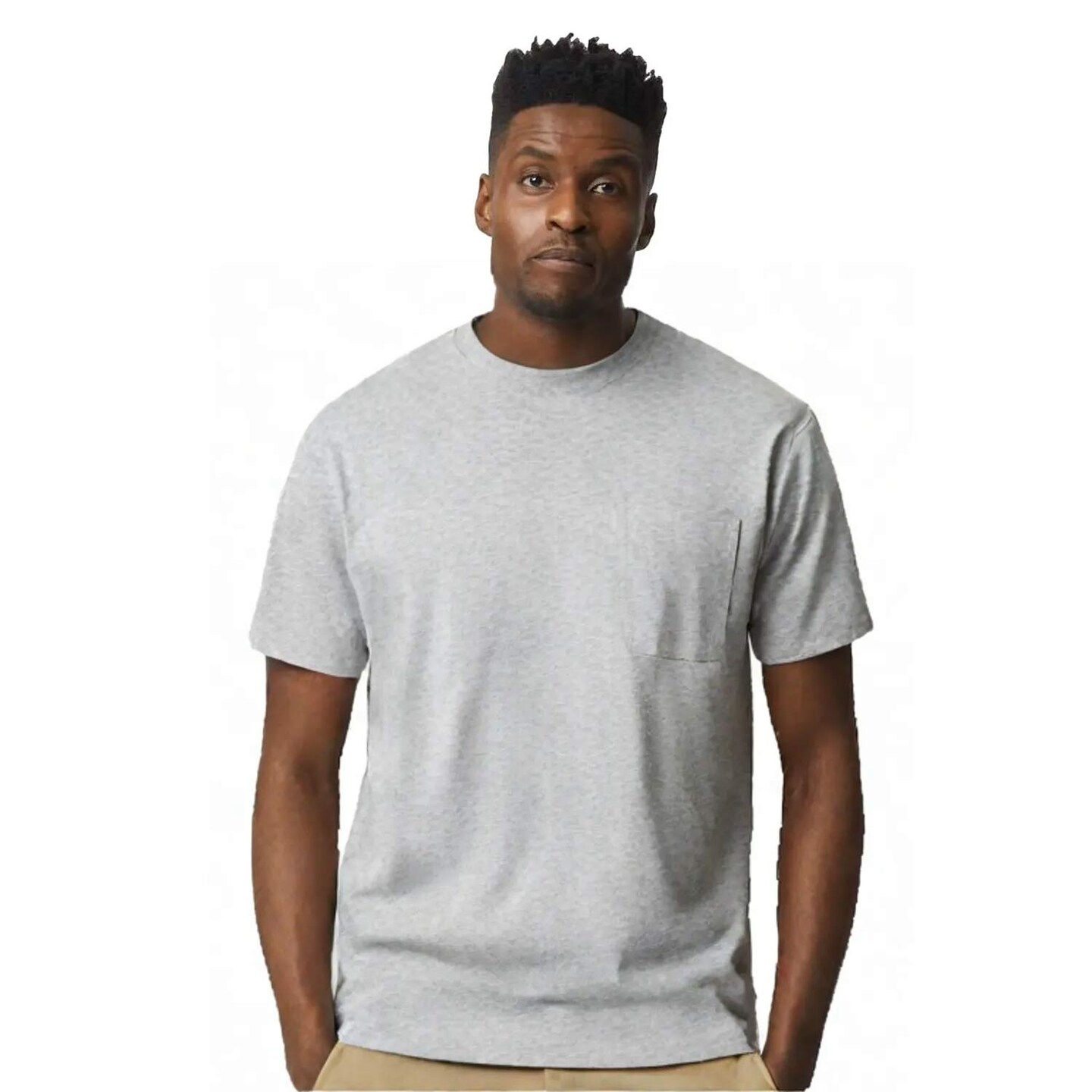 Gildan DryBlend Pocket Crewneck Short Sleeve T-Shirt for Workwear, Casual Wear & Everyday Comfort