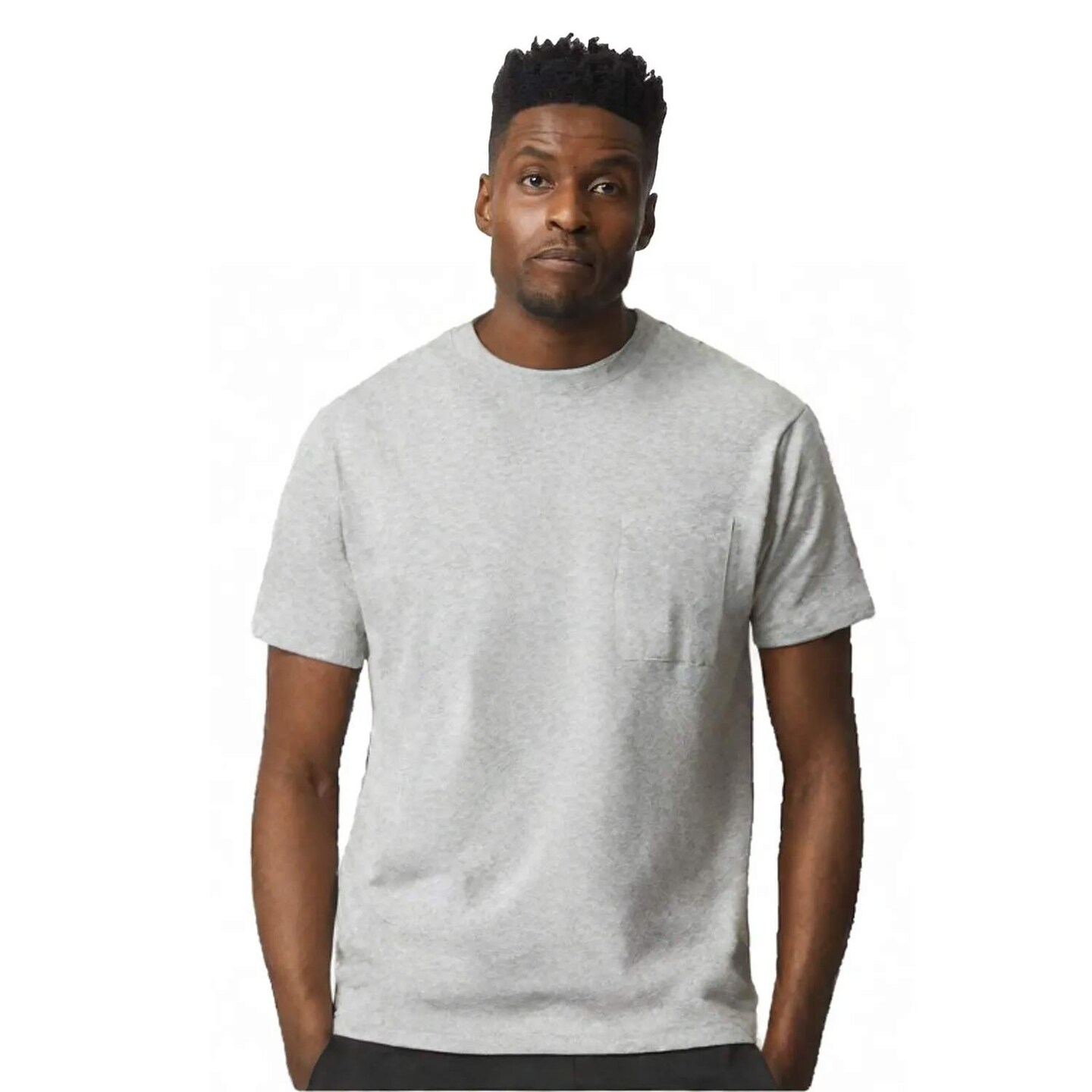 Gildan DryBlend Pocket T-Shirt for Custom Printing, Workwear & Everyday Wear Crewneck Tee