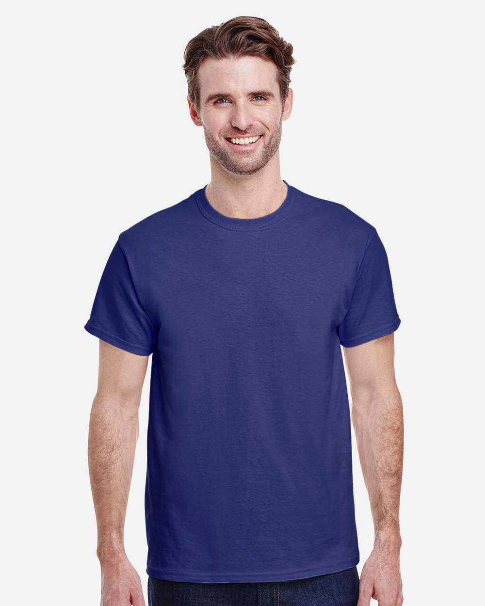 12 Pack: Gildan® Heavy Cotton Men’s Crewneck Short Sleeve T-Shirt for Workwear Print Ready 100% Cotton Tee