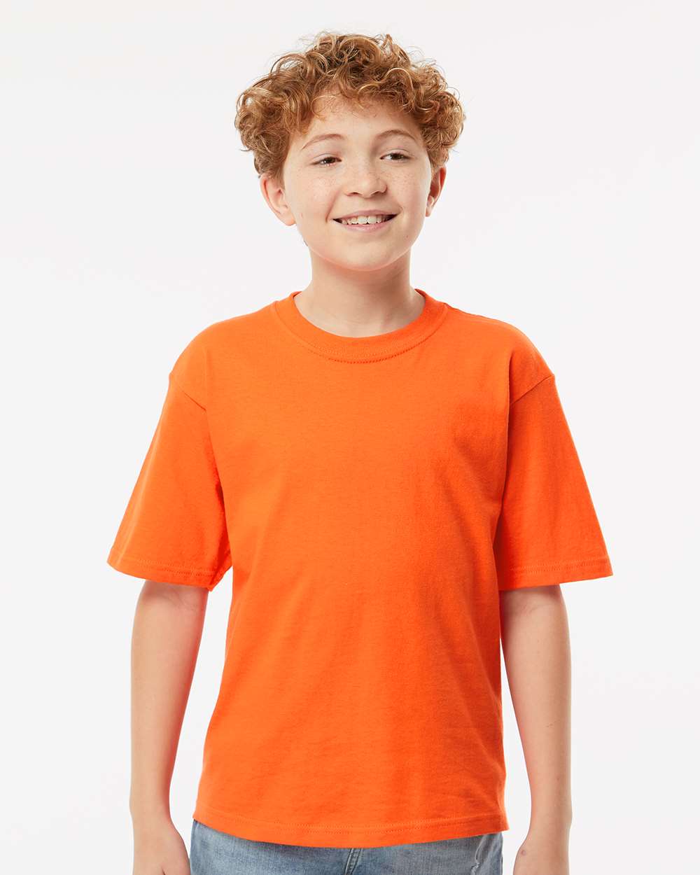 Youth Soft Touch Crewneck T-Shirt for School, Sports & Everyday Casual Wear