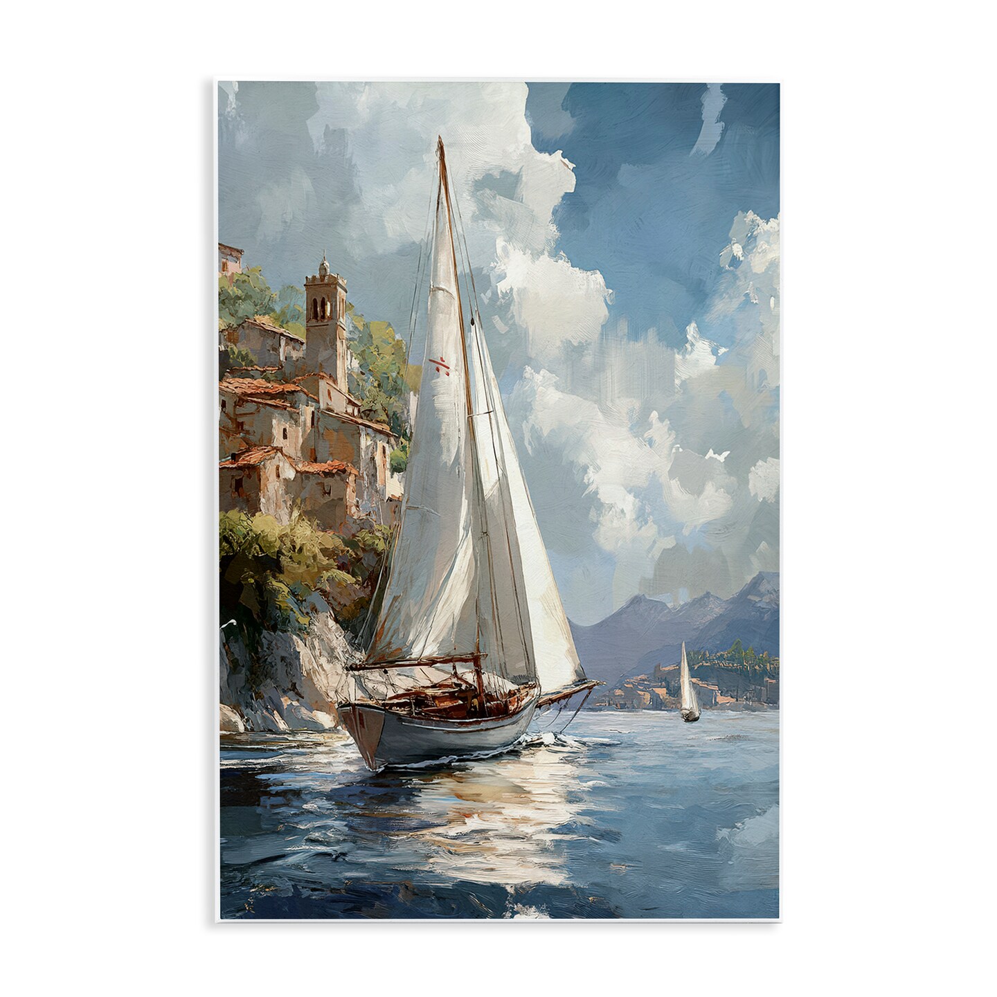 Stupell Industries Maritime Harbor Sailboat Wall Plaque By Raymond Powers