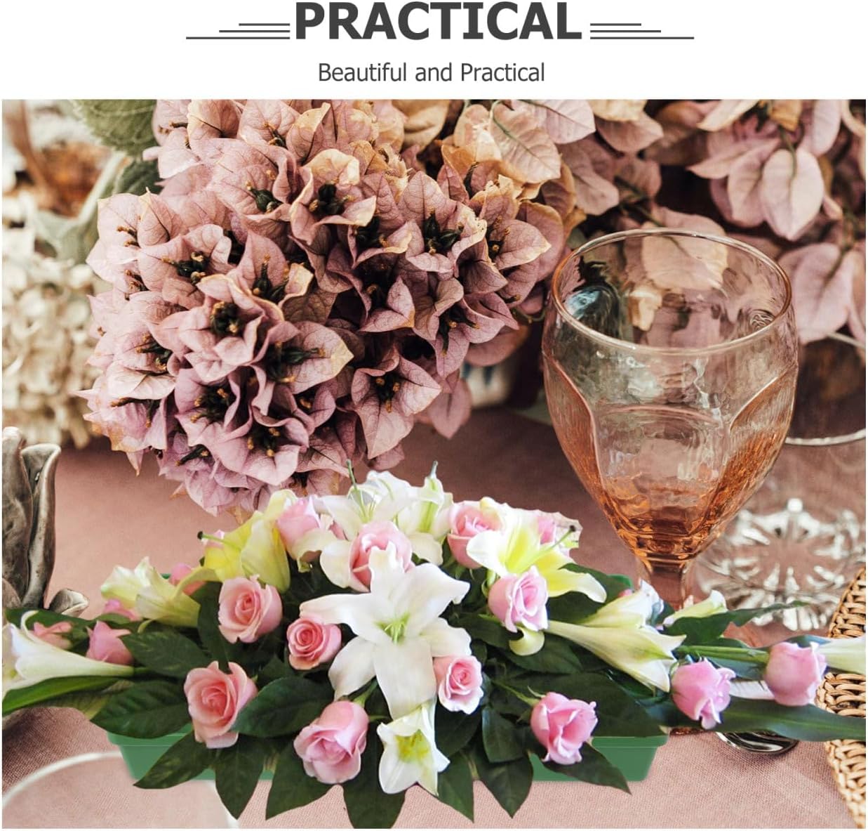 10pcs Floral Foam Round Bowls for Flower Arrangements