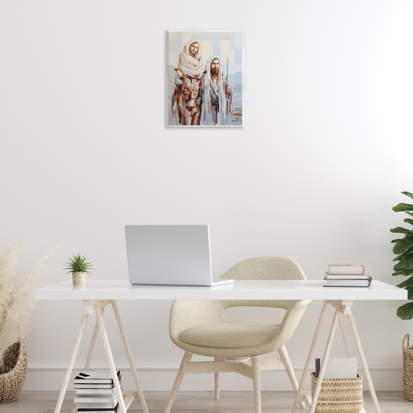 Stupell Industries The Journey Modern Nativity Wall Plaque By Linda Sperruzzi