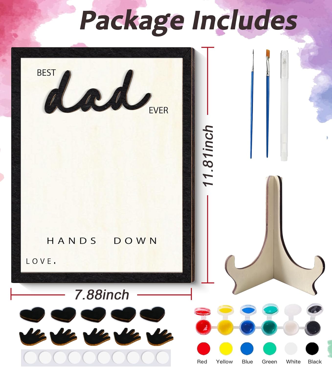 DIY Handprint Art Craft Kit with Paints