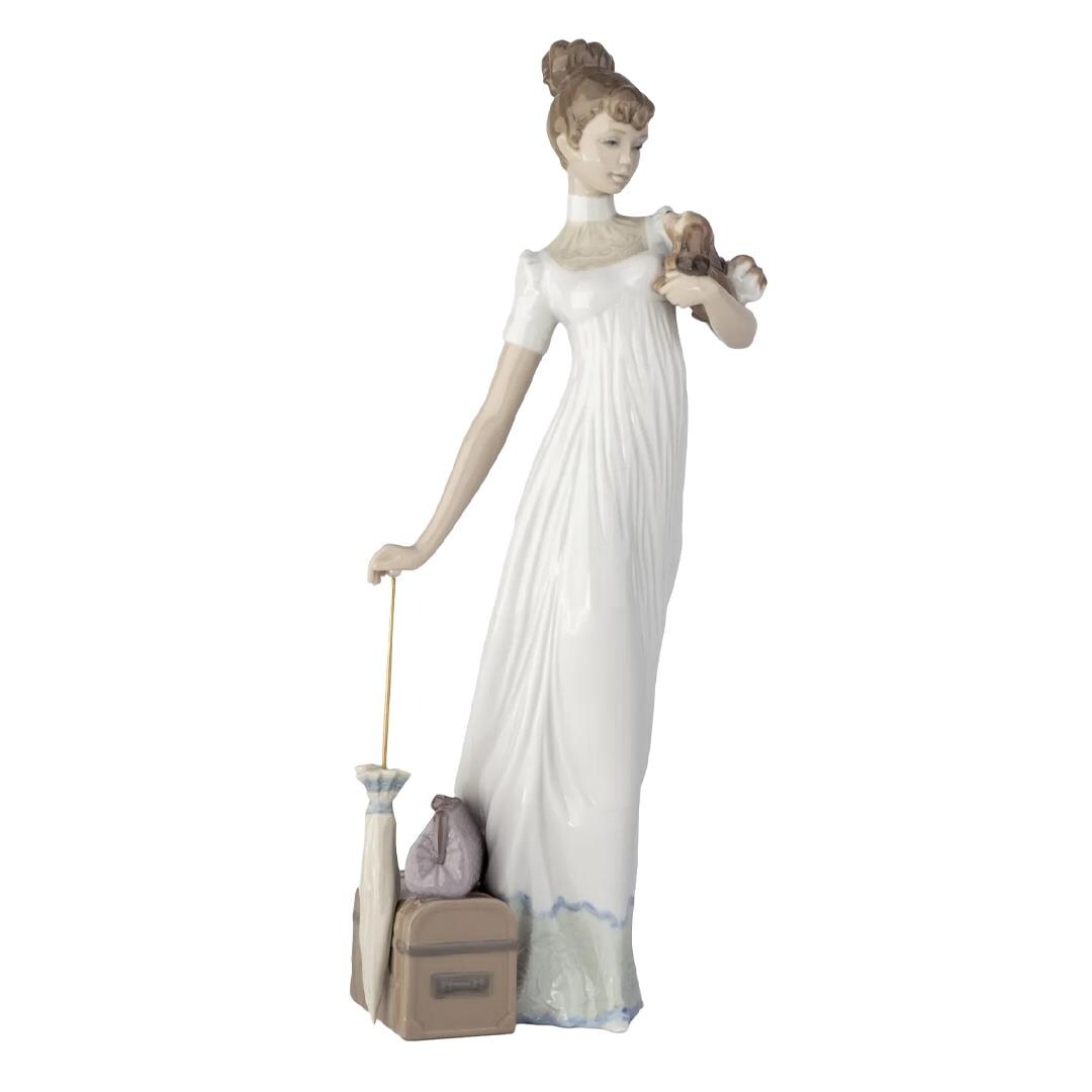 Lladro Elegant Youth Collection: Traveling Companions Figurine