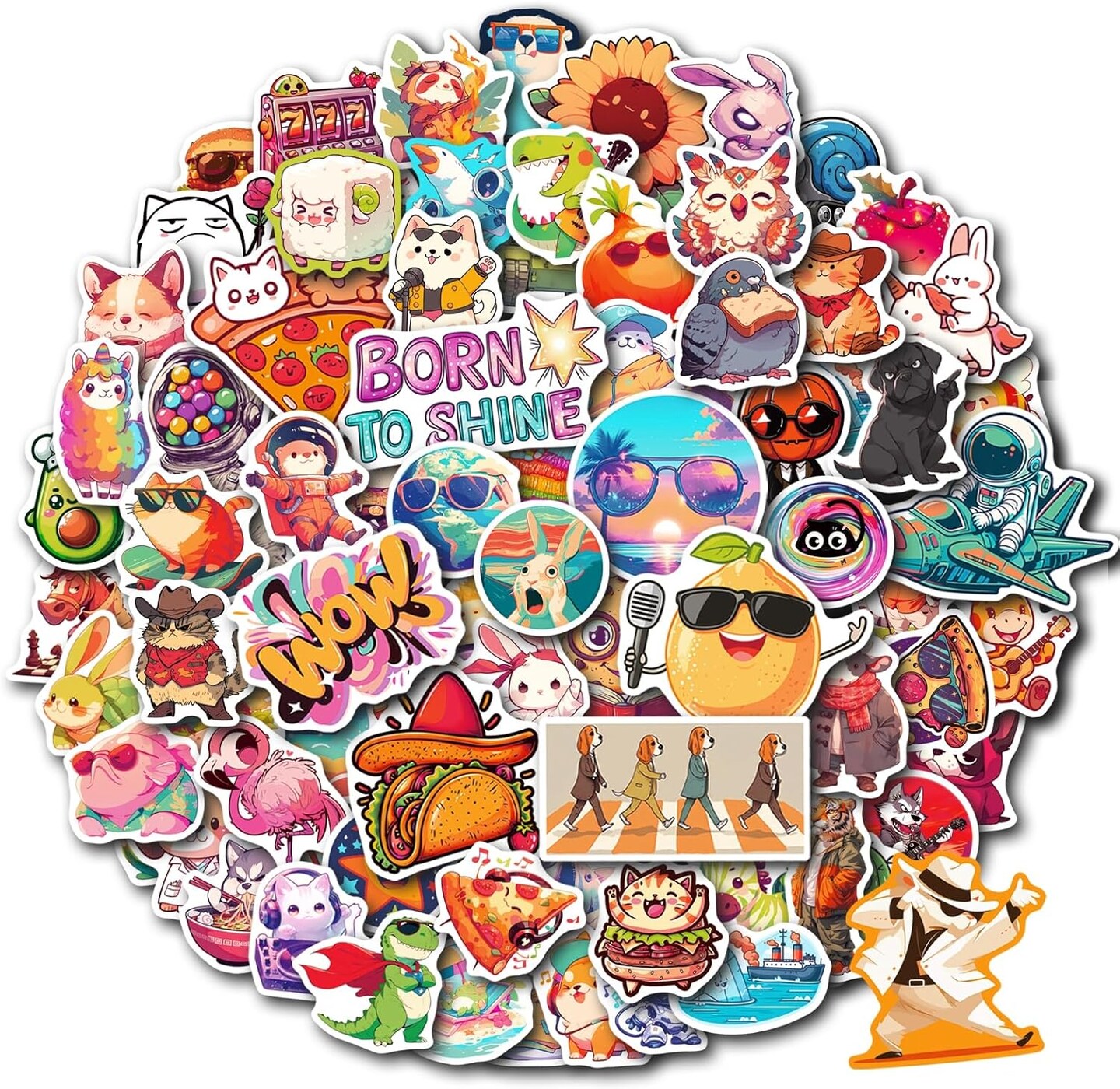 400Pcs Cute Water Bottle Stickers for Kids, Teens