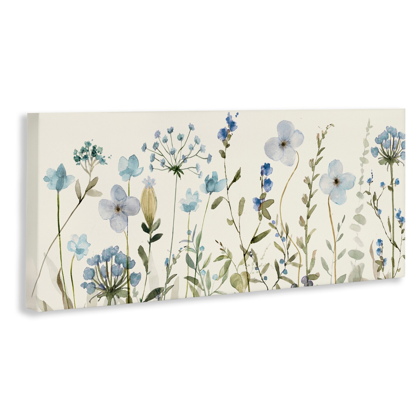 Stupell Industries Soft Blue Botanicals Garden Canvas By Livi Finn