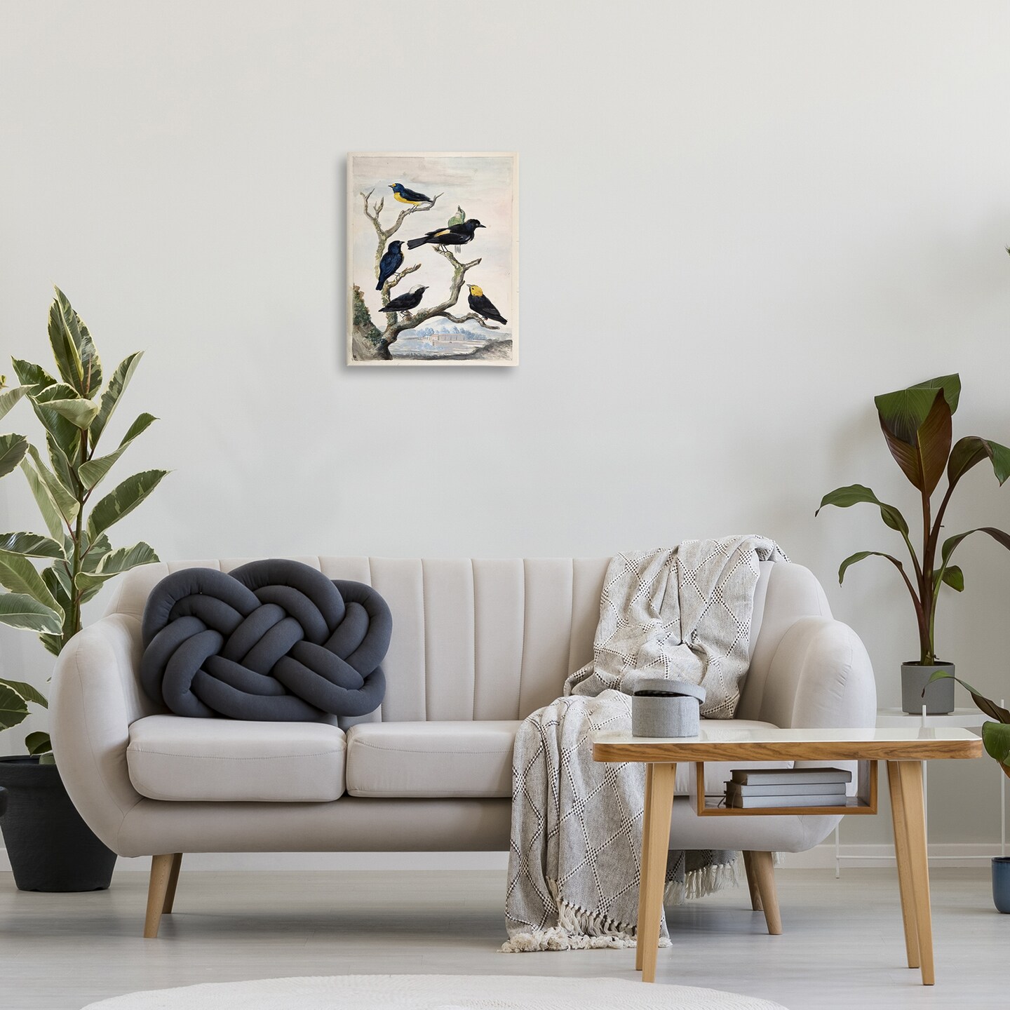Stupell Industries Perched Birds on Branches Canvas By Stellar Design Studio