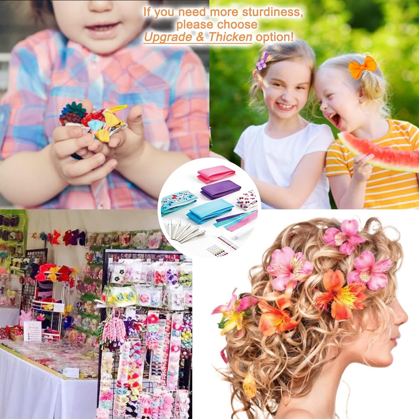 Hair Clips for Hair Bows - 150Pcs Alligator Metal Clip