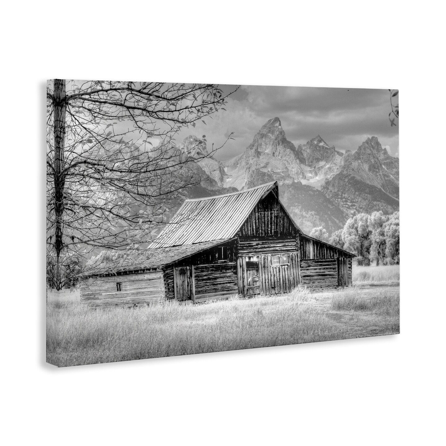 Stupell Industries Sign of the Feather Barn Landscape Canvas By Jadei Graphics