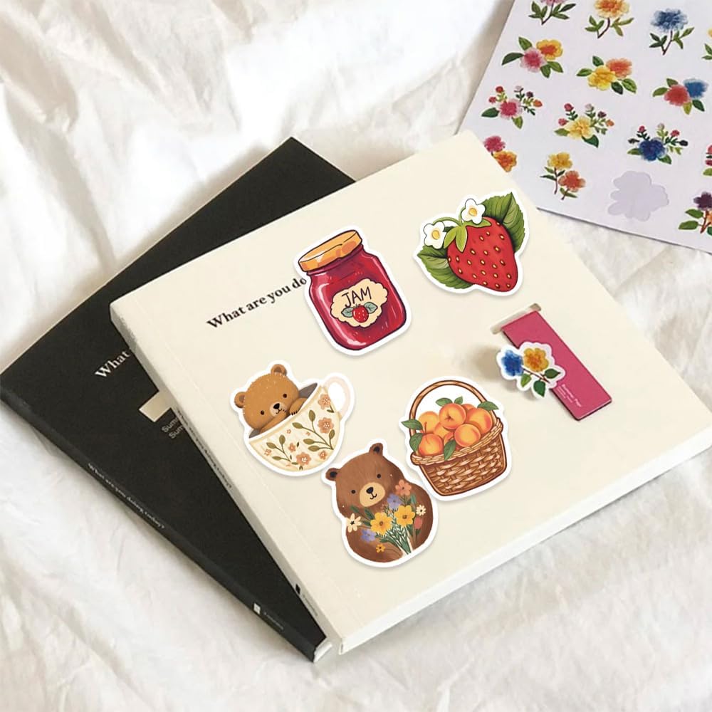 50Pcs Cute Forest Woodland Animal Stickers