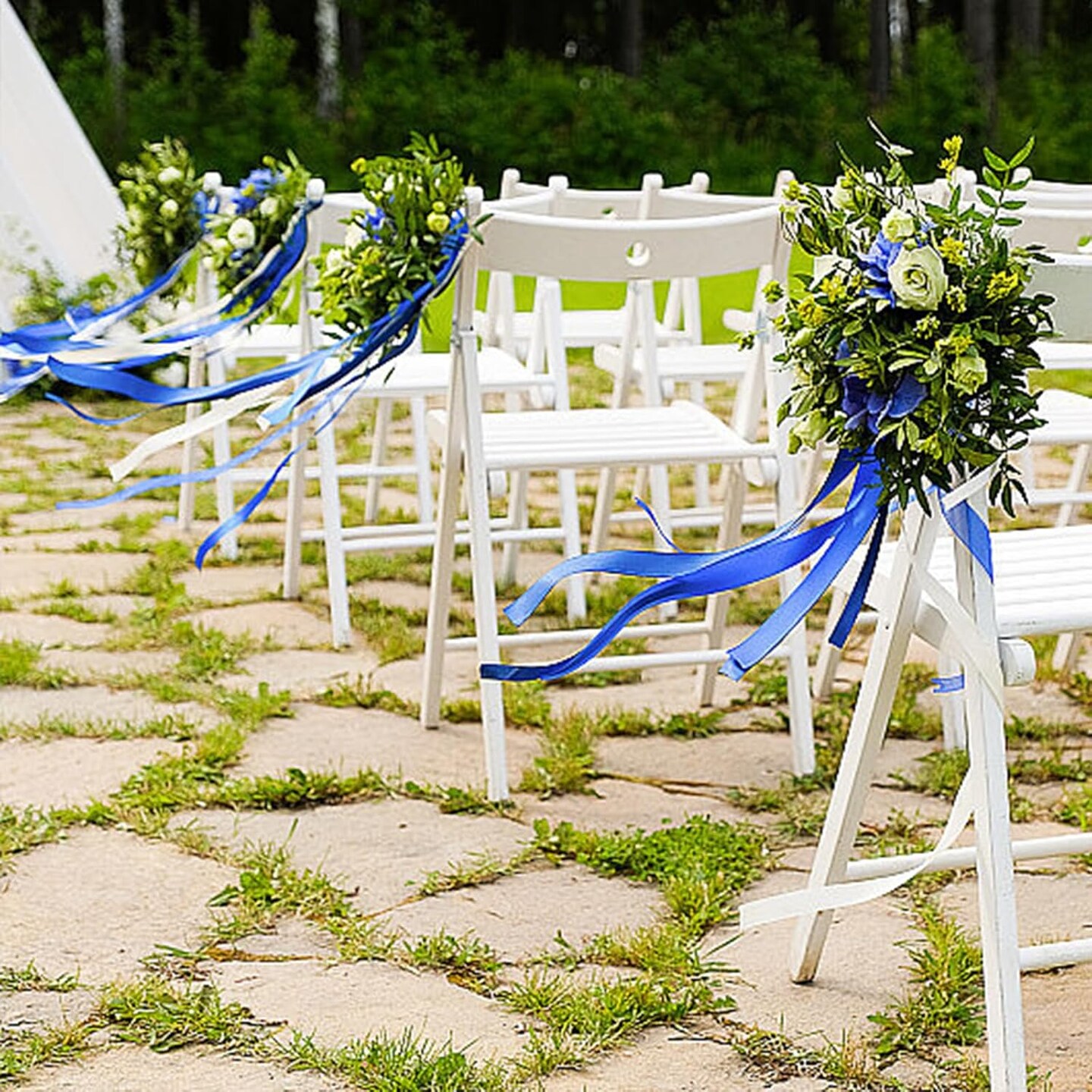1-1/2 Inch Royal Blue Satin Ribbon Single Faced Sapphire Blue