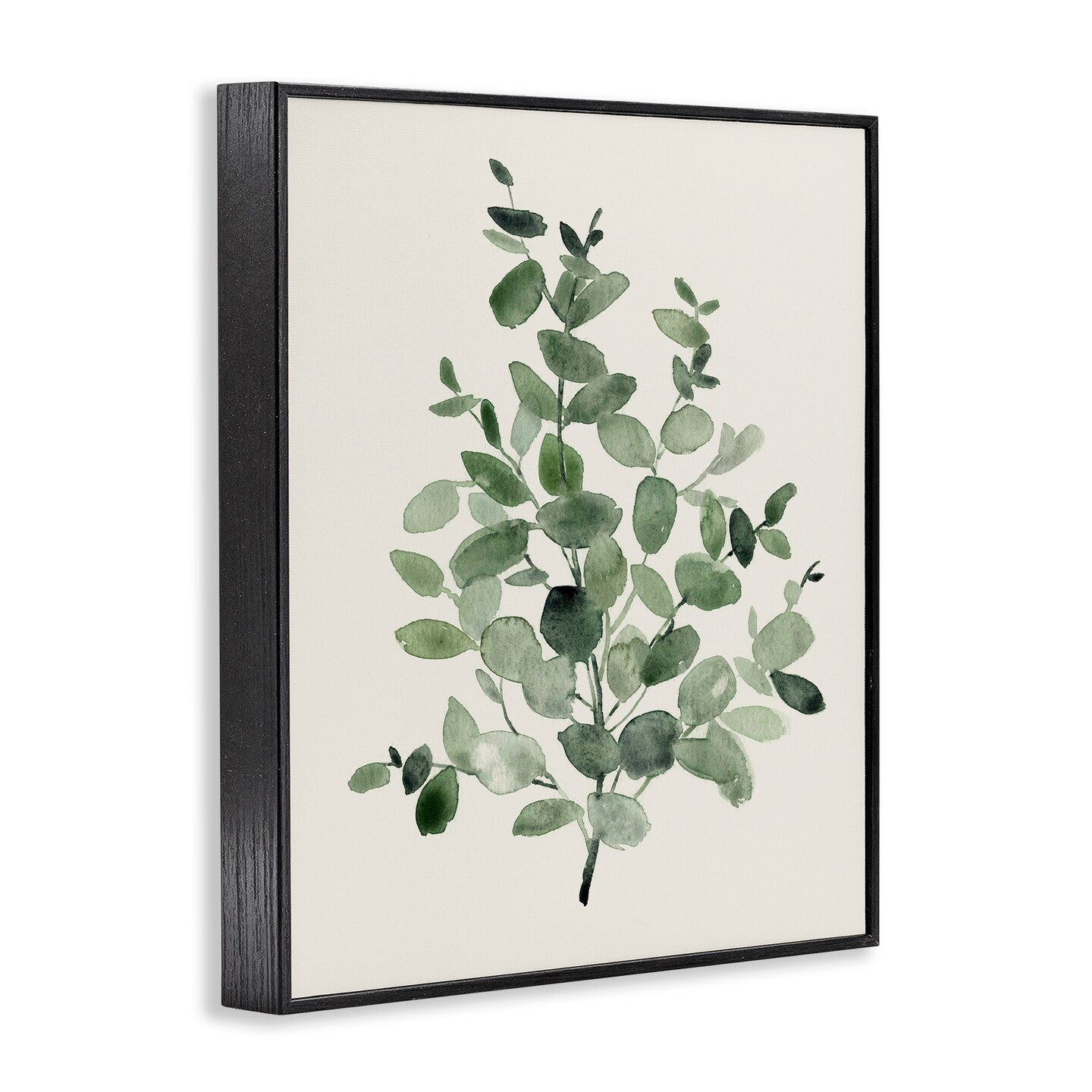 Stupell Industries Flecked Green Botanical Leaves Framed Giclee By Carol Robinson