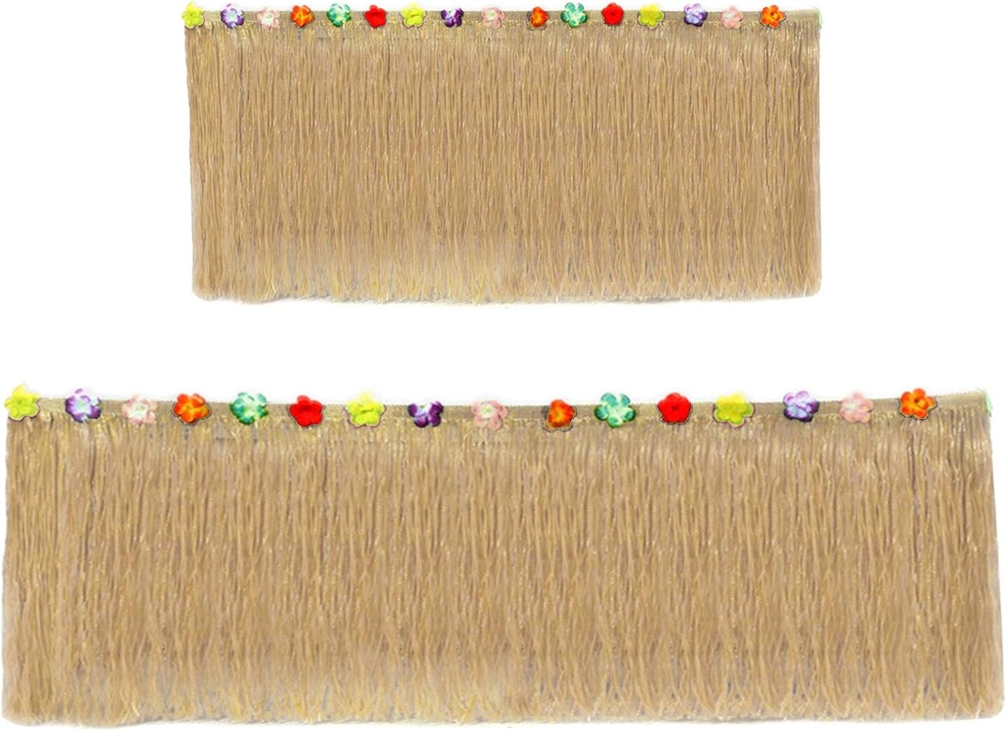 Hawaiian Table Skirt 11ft Long Stretches to 30ft! | (29" Tall) (1 Table Skirt)