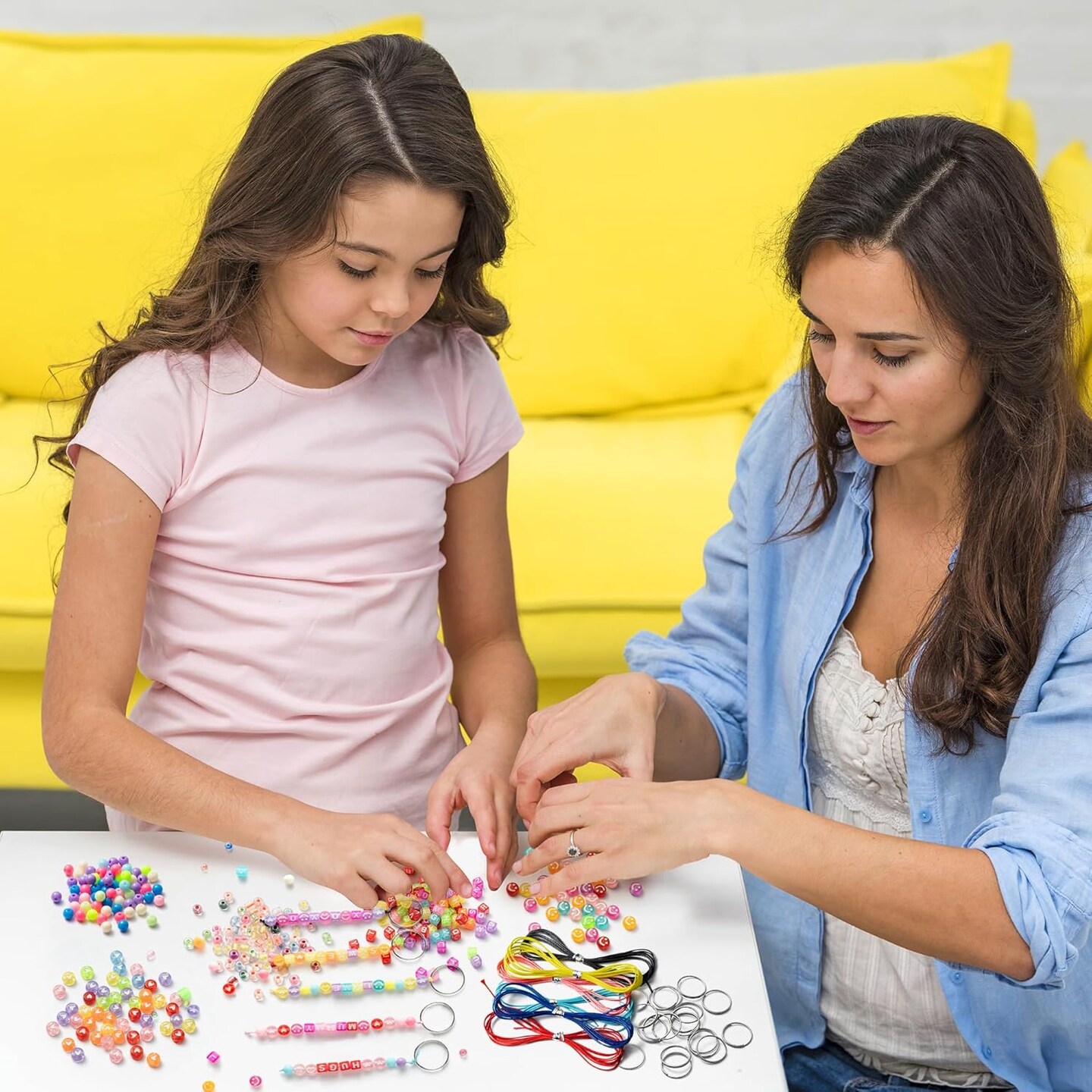 326Pcs DIY Bead Jewelry Making Crafts Kit