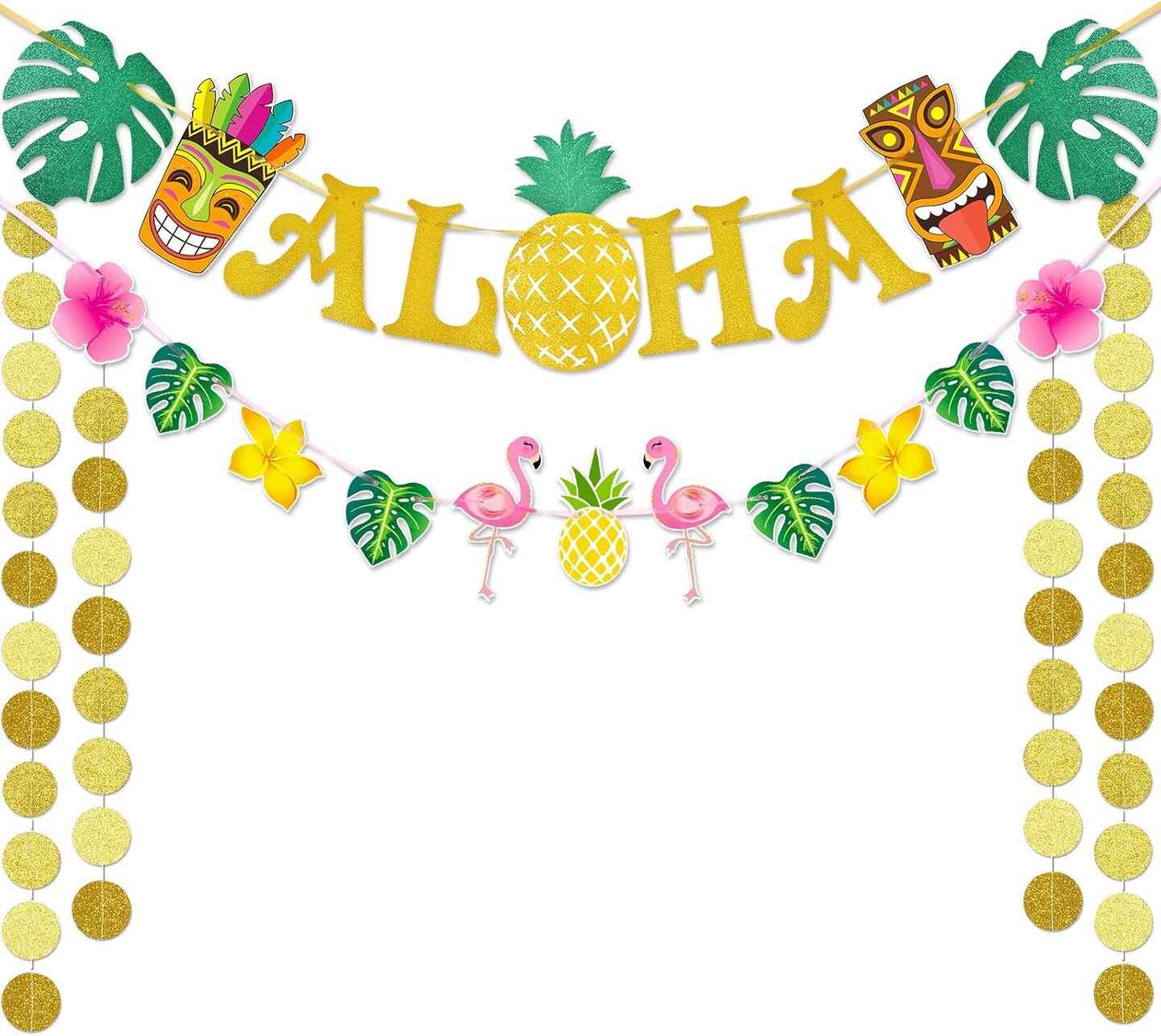 Hawaiian Aloha Party Banner Decorations