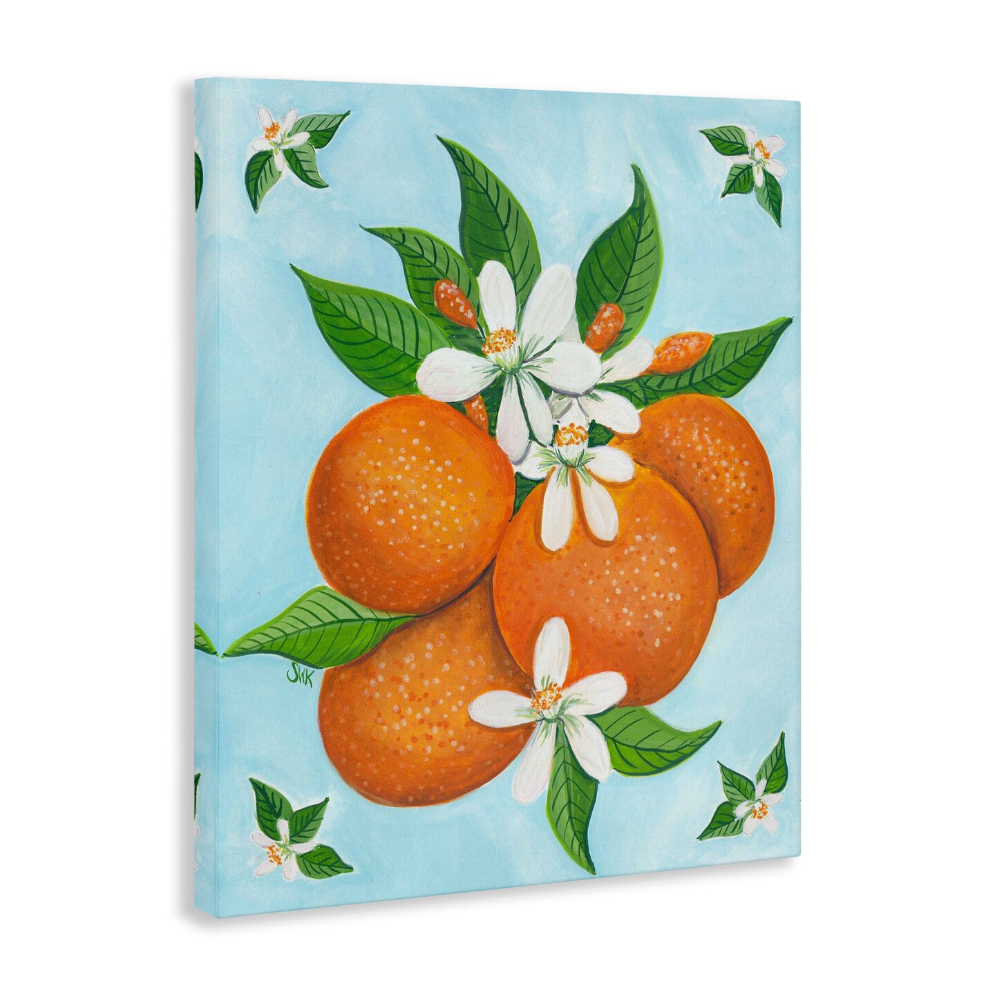 Stupell Industries Botanical Citrus Oranges Canvas By Sarah Waldron Kimball