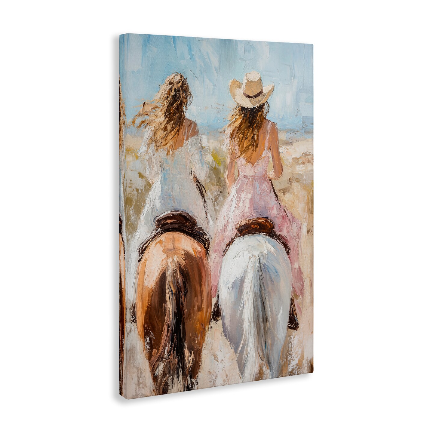 Stupell Industries Cowgirl Friends &#x26; Horses Canvas By Heidi Kuntz