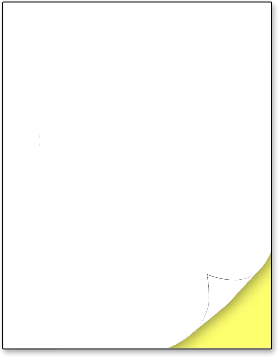 30 Sheets, Printable White Sticker Paper, Laser/Inkjet Printing - Matte, Letter Size