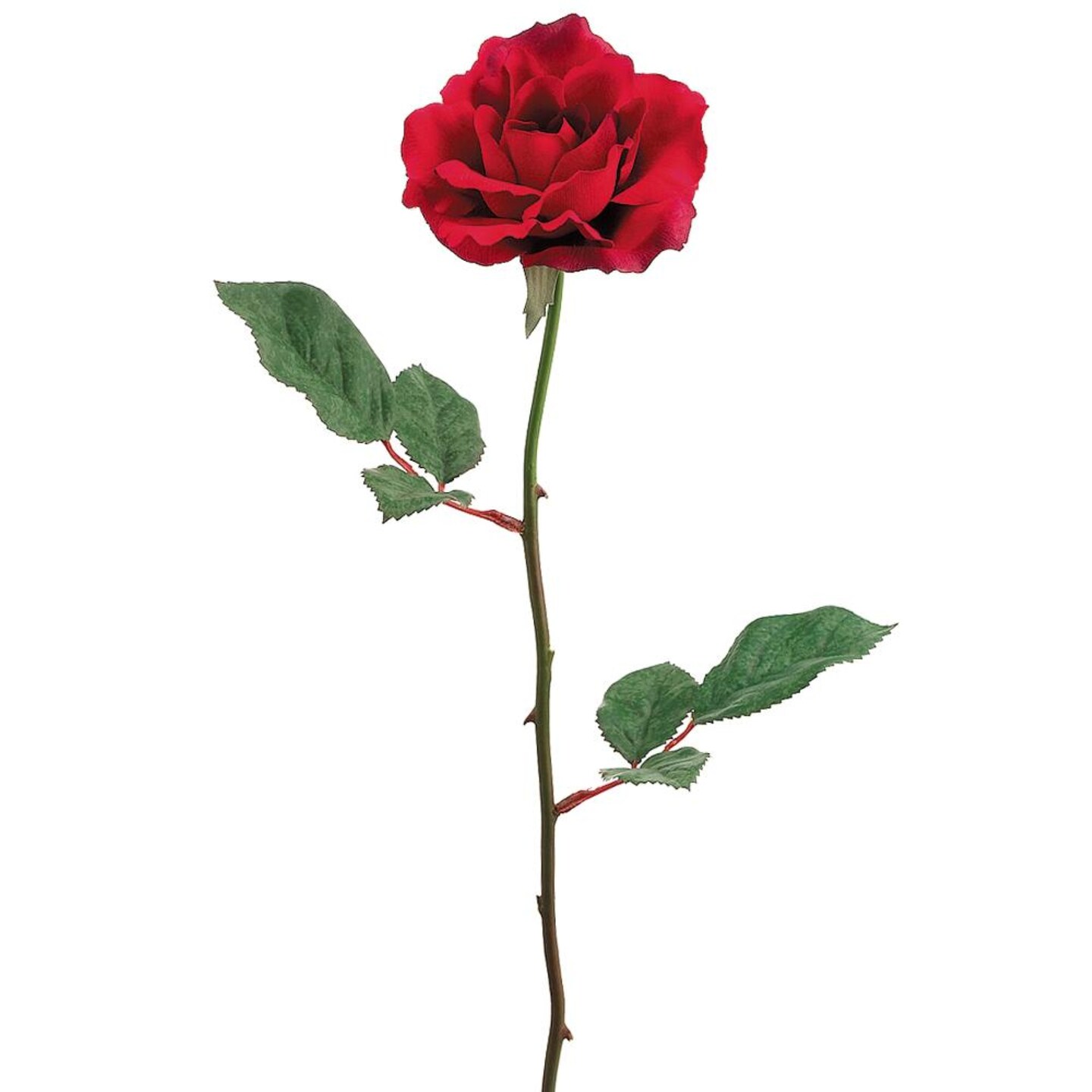 Allstate Long Stem Artificial Blooming Rose Spray - 23" - Red