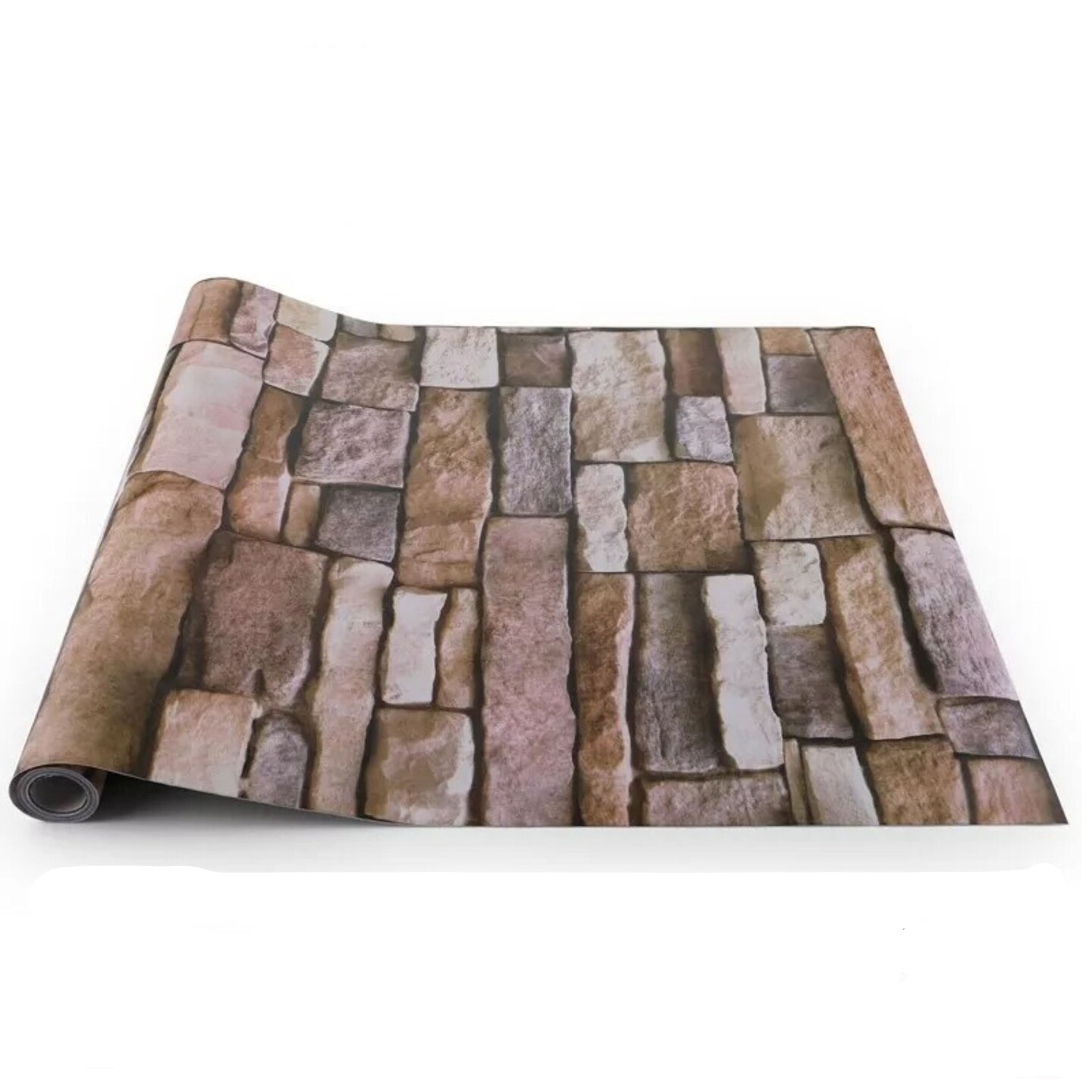 3D Brick Stone Peel &#x26; Stick Self-Adhesive Wallpaper