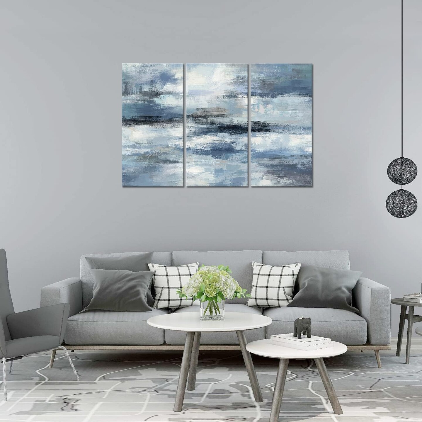 3 Piece Living Room Office Canvas Wall Art Print Wall Painting Modern Artwork