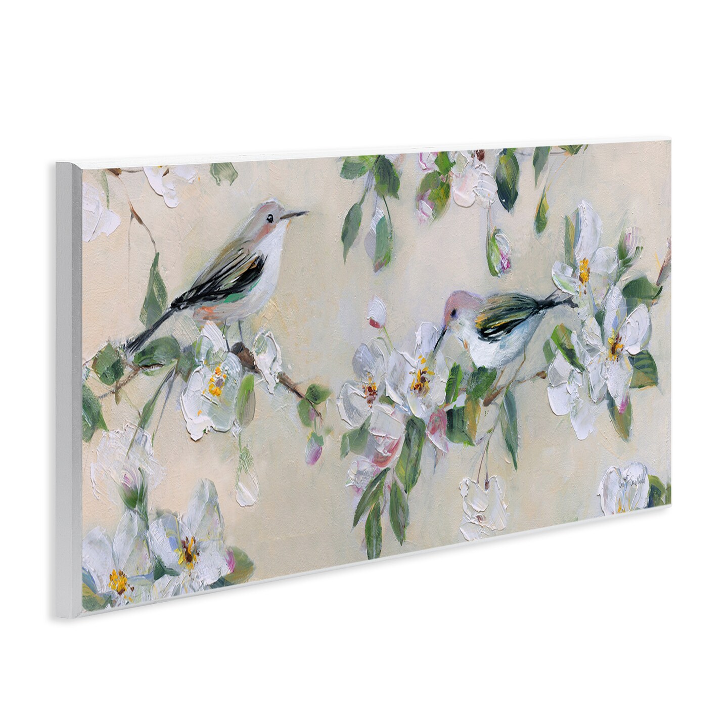 Stupell Industries Perched Songbirds on Branches Wall Plaque By Sally Swatland