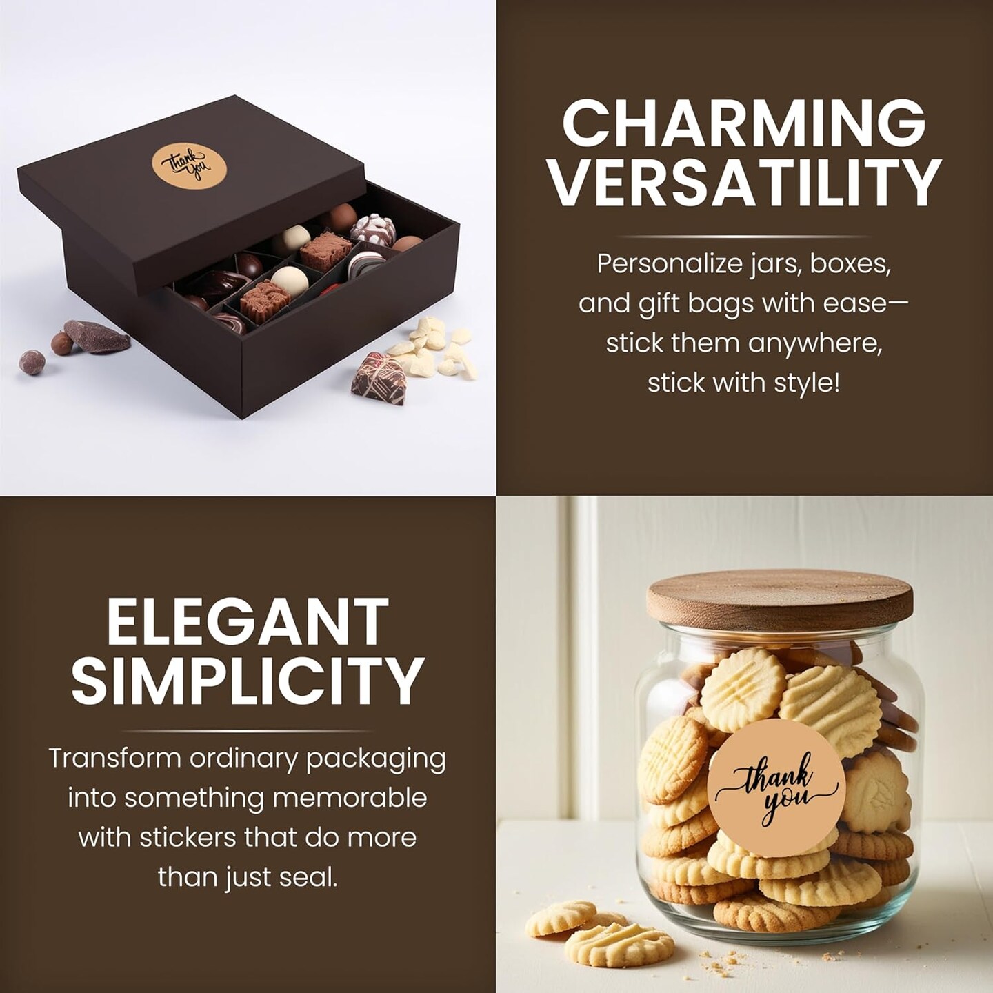 500 Self-Adhesive & Waterproof Stickers with Beautiful Design