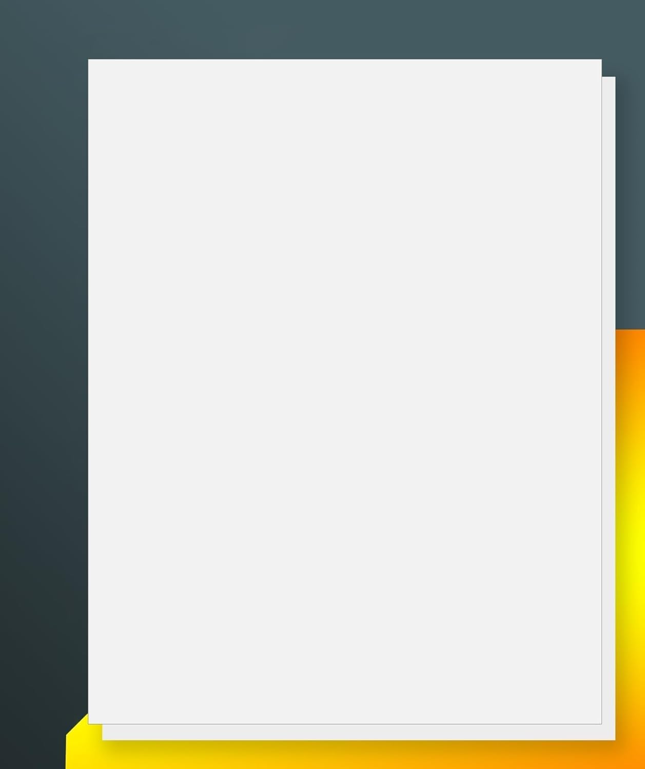 8.5" x 11" Full Sheet Label Sticker Paper for Laser & Inkjet Printers