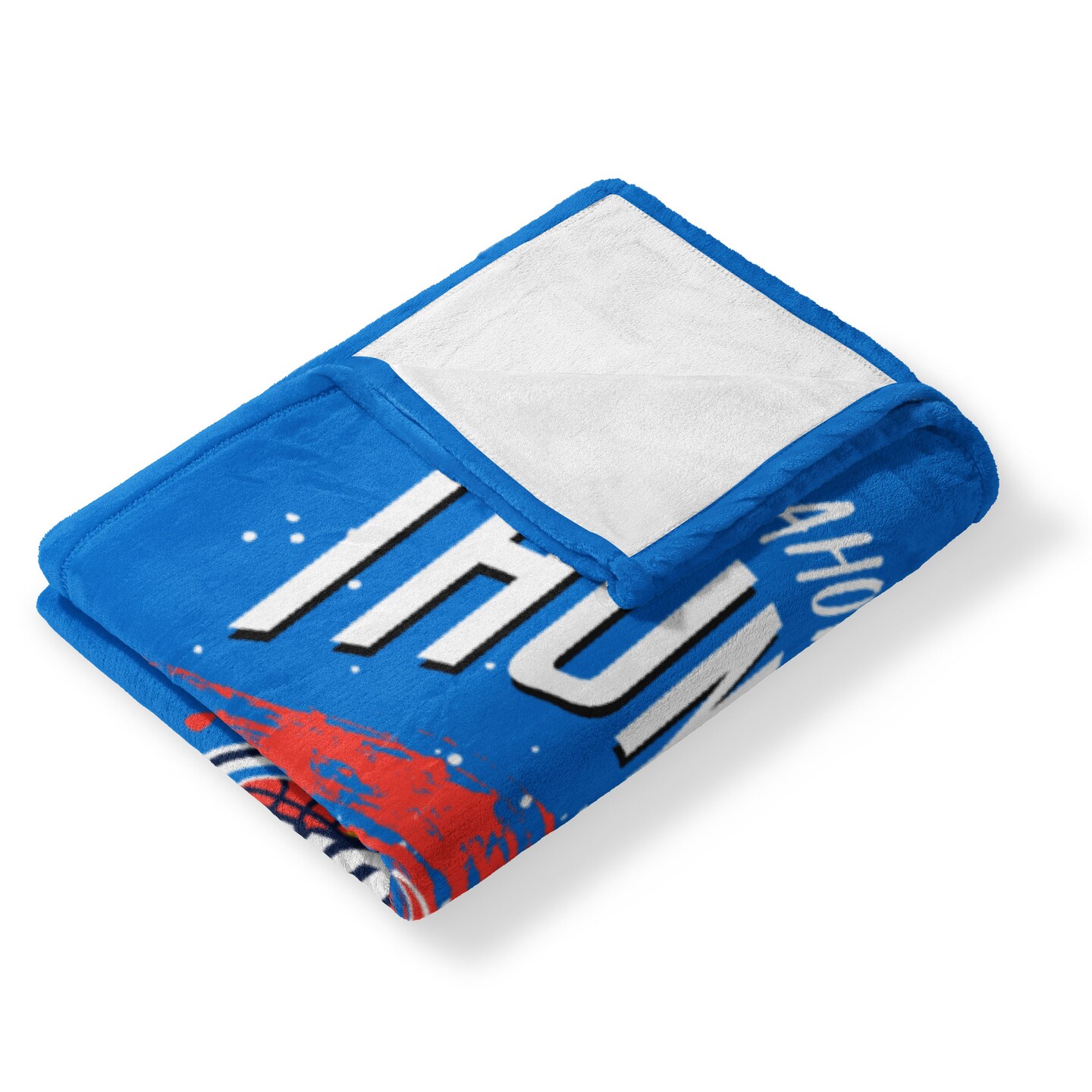 NBA Oklahoma City Thunder 2025 Champs Net Gain Silk Touch Throw Blanket
