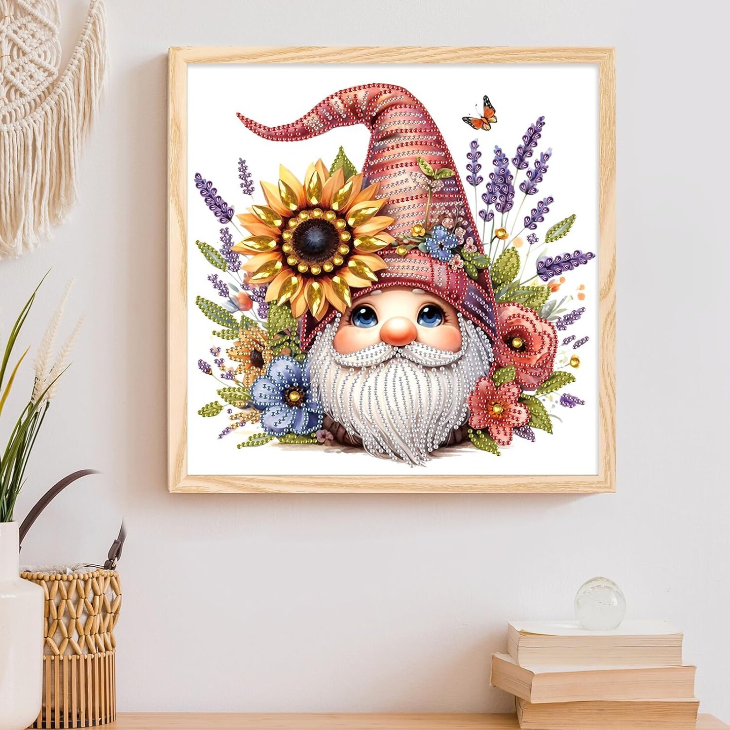 Diamond Painting Art Kit, DIY Dwarf 5D Special Shape Crystal
