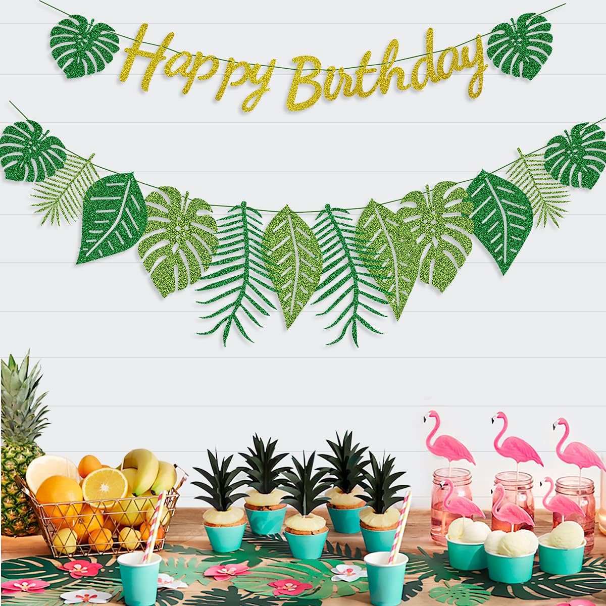 Hawaiian Birthday Banner - Hawaiian Party Decoration