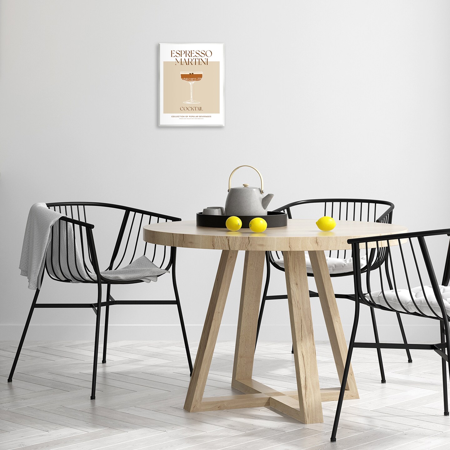 Stupell Industries Minimal Espresso Martini Wall Plaque By Lettered and Lined