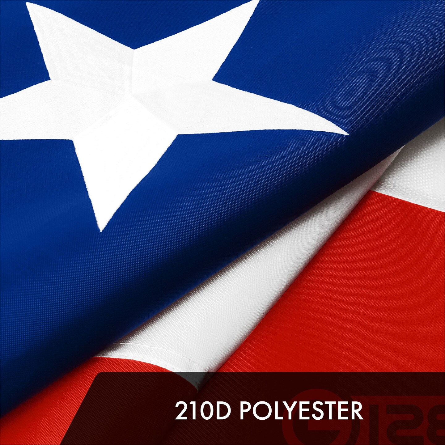 G128 Chile Chilean Flag | 3x5 Ft | ToughWeave Series Embroidered 300D Polyester | Country Flag, Embroidered Design, Indoor/Outdoor, Brass Grommets