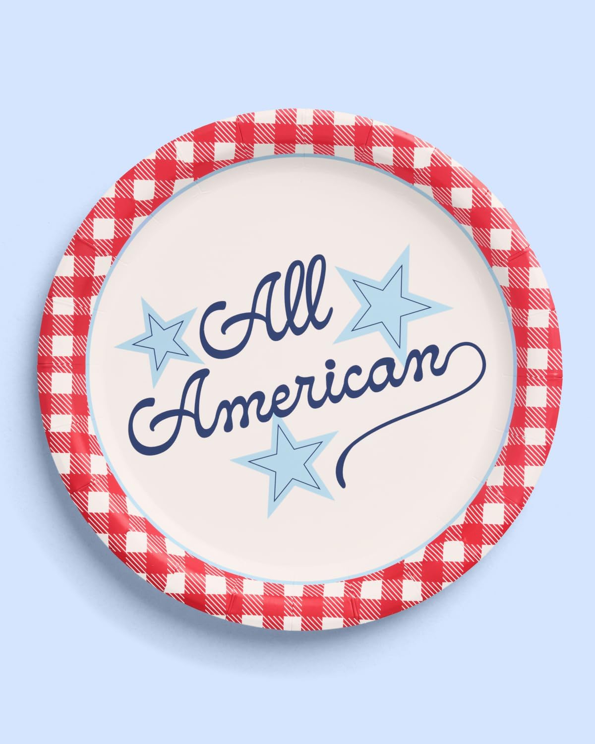 All American USA Paper Plates | 24 pcs, 9" | 4th of July Tableware