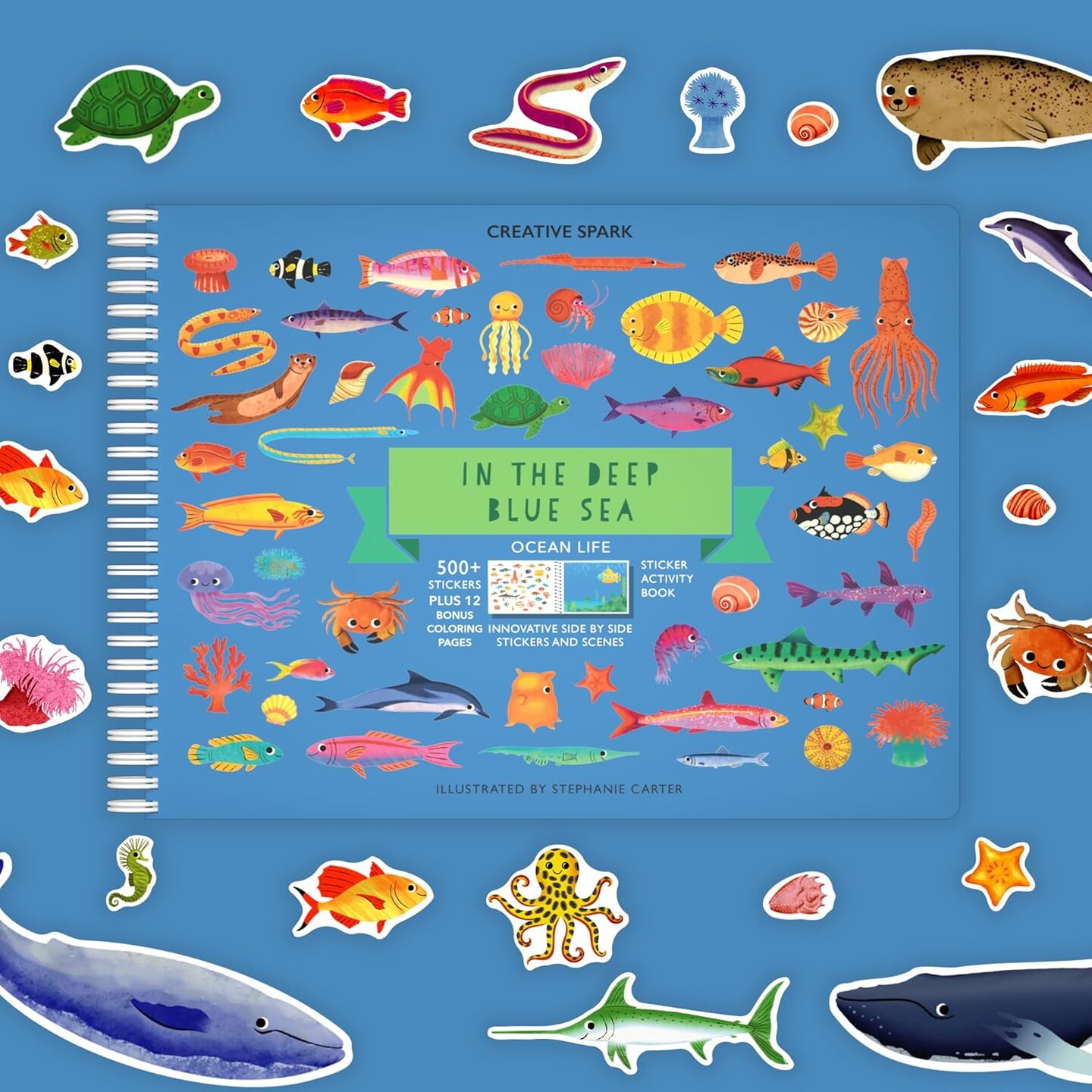 500+ Ocean Sticker Book Activity for Kids